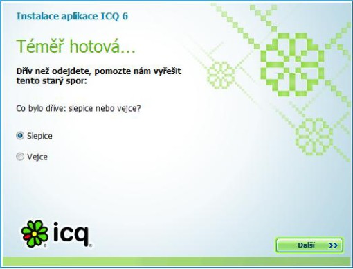 5.krok instalace Icq